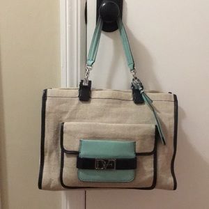 Linen DVF Tote